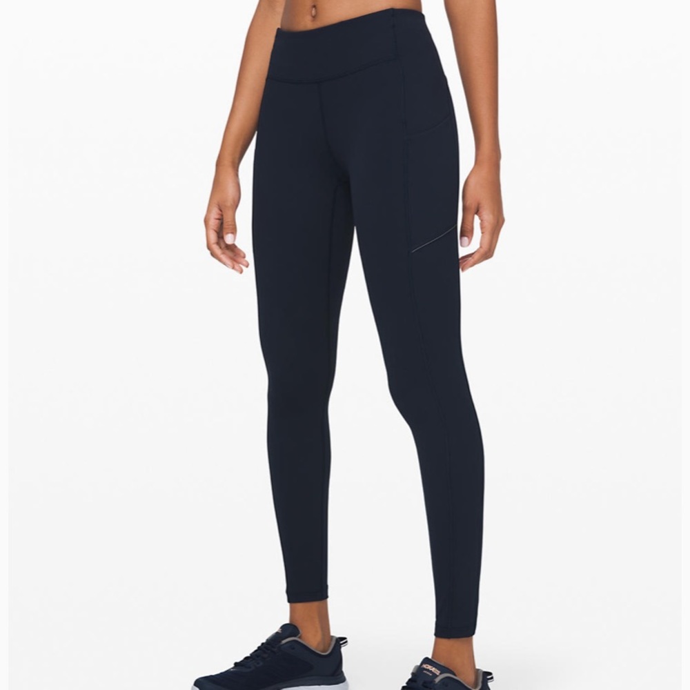 Lululemon Speed Up Navy Leggings